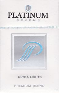Cigarette Pack: Platinum Seven Ultra Lights (FinlandCol:FI-CT-0004 🚬