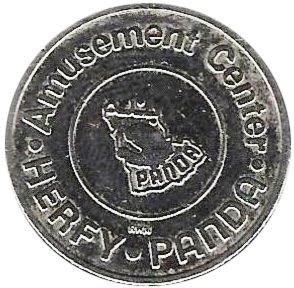 Token Herfy Panda Saudi Arabia Amusement Park Arcade Tokens Col Sa