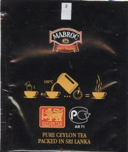 Tea Bag 1001 Nights Ali Baba Nr N4 Glossy Mabroc Sri Lanka Col Tb Lk 0343