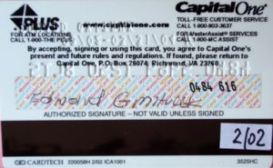 CAPITAL One PLATINUM
