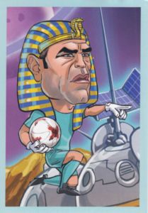 Sticker: Russia 2018 (Karikature) - Essam El Hadary (Tropik, Bosnia and