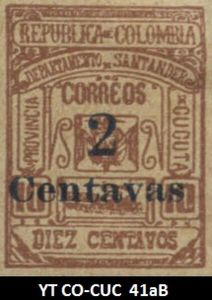 1905 Stamp overprinted