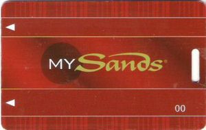 Casino Card: My Sands (Bethlehem, United States of AmericaCol:US-0181