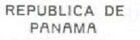 Map of the Panama isthmus Overprinted