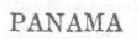 Map of the Panama isthmus Overprinted