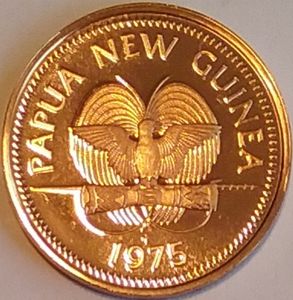 Coin: 1 Toea (Bird-wing Butterfly) (Papua New Guinea(1975~Today ...