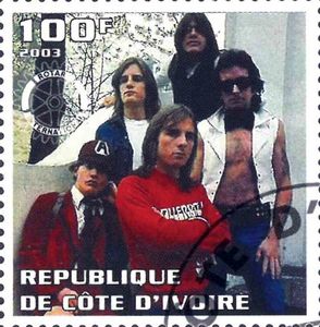 Stamp: AC/DC (Ivory Coast: Illegal Stamps(AC/DC 2003) Col:CI 2003-14/1