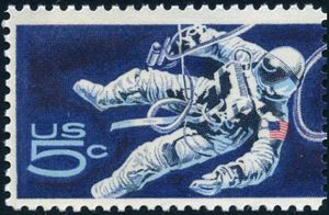 Space-Walking Astronaut