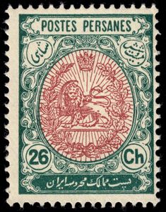 Heraldic lion in an oval