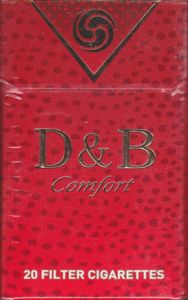 d&b cigarettes Cigarette Pack: D&B Comfort (RomaniaCol:RO-CT-0102 🚬