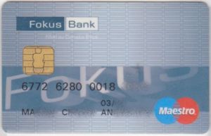 Bank Card: Fokuc (Fokus Bank, NorwayCol:NO-MS-0001
