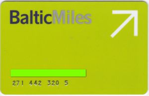Functional Card: Baltic Miles (Airlines, Latvia(AirBaltic) Col:LV-BALM-004