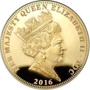 Coin 1 Crown Queen Elizabeth Ii 90th Birthday Patronge Tristan Da Cunha Tcc002 One Crown Commemorative