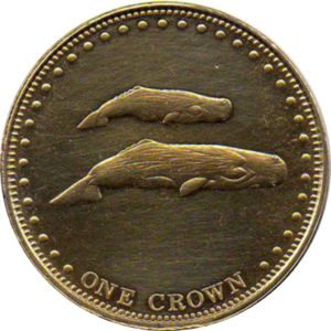 1 Crown (Sperm Whales - Gilded)