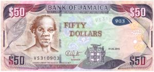 Banknote: 50 Dollars (Jamaica(2013-2020 