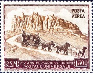 U.P.U.- 75th anniversary