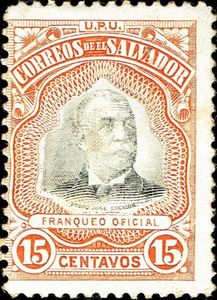 Stamp President Pedro José Escalón (18471923) (El Salvador(Pres