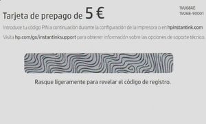 Gift Card: HP Instant Ink (HP, Spain) (Hp) Col:ES-HP-004