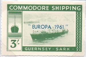 "Europa 1961" on olive-green