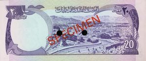 20 Afghanis