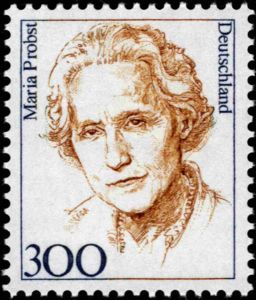 Maria Prost Stamp: Maria Probst (1902-1967) (Germany, Federal Republic(Women in ...