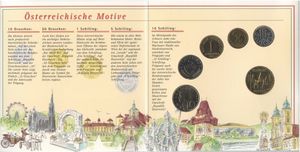 Various Schilling (Mint set 1995)
