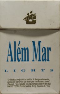 Cigarette Pack: Além Mar Lights (PortugalCol:PT-CT-0072 🚬
