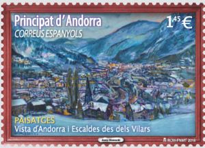 Views of Andorra: Escaldes des dels Vilars