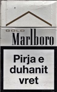 Cigarette Pack: Marlboro Gold (Albania(Marlboro Gold Original)  Col:AL-CT-0012 🚬