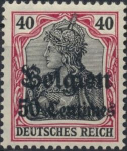 Overprint and Surcharge on "Germania"