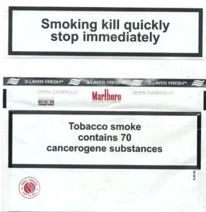 Cigarette Pack: Marlboro (United Kingdom of Great Britain & Northern ...