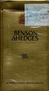 Lata Cigarrillos Benson Hedges Completa Australia