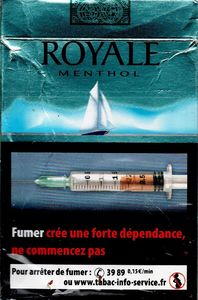 does france sell menthol cigarettes Cigarette Pack: Royal Menthol (France(Royal Menthol) Col:FR-CT-0076 🚬