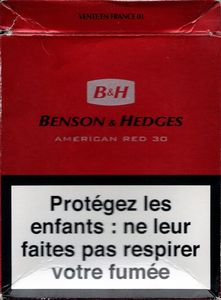 benson red cigarette Cigarette Pack: Benson & Hedges American Red 30 (France(Benson & Hedges  American Red 30) Col:FR-CT-0100 🚬