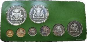 Coin: Various Dollars (Proof set 1980) (Guyana(1967~Today - Proof