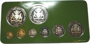 Coin: Various Dollars (Proof set 1976) (Guyana(1967~Today - Proof