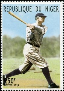 Stamp: Ty Cobb (1886-1961) (Niger(Ty Cobb (1999)) Mi:NE 1678,Sn:NE