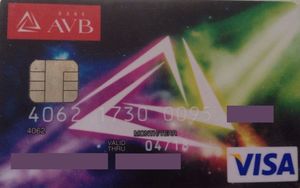 Bank Card: Triangle (Avtovazbank, RussiaCol:RU-VI-0764.05