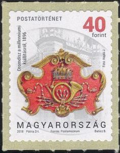 Postal Plate of the Millennium Exhibition, 1896