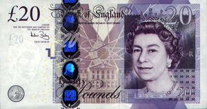 Banknote: 20 Pounds (United Kingdom of Great Britain & Northern Ireland