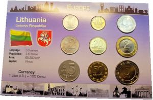 Various Litas (Coin set 2010)