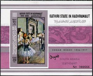 "The Dancing Class", by Edgar Degas