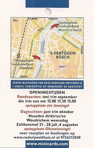 Inside Card Rederij Functional Card: Rederij Wolthuis (Advertising and Promotion ...