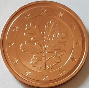 Coin 2 Euro Cent 5 Leaves Oak Tree A D F G J Germany Federal Republic 02 Today Euro Circulation Wcc Km8 Coin 2 Euro Cent 5 Leaves Oak Tree A D F G J Germany Federal Republic 02 Today Euro Circulation Wcc Km8