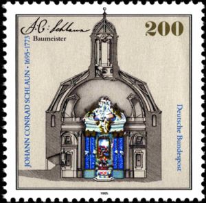 300th Birth Anniv. of Johann Conrad Schlaun (1695-1773)