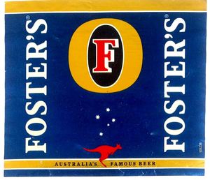 Drink Label: Foster's (Foster's Group, AustraliaCol:AU-BEER-000066