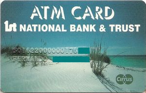 Bank Card: ATM Card National Bank & Trust (National Bank, United States ...