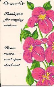 Hotel Card: Thank you for staying with us (Kustom Key Inc (Manufacturer ...