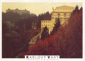 Karlovy Vary. Imperial a Richmond