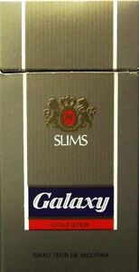 Cigarette Pack: Galaxy Slims (Brazil(Galaxy Slims) Col:BR-CT-0143 🚬